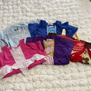 5 Disney Princess Cotton Dress Bundle